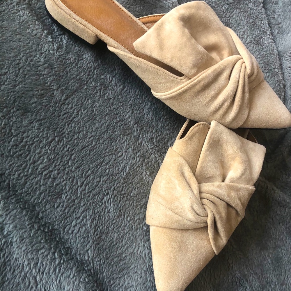 Beige Mules